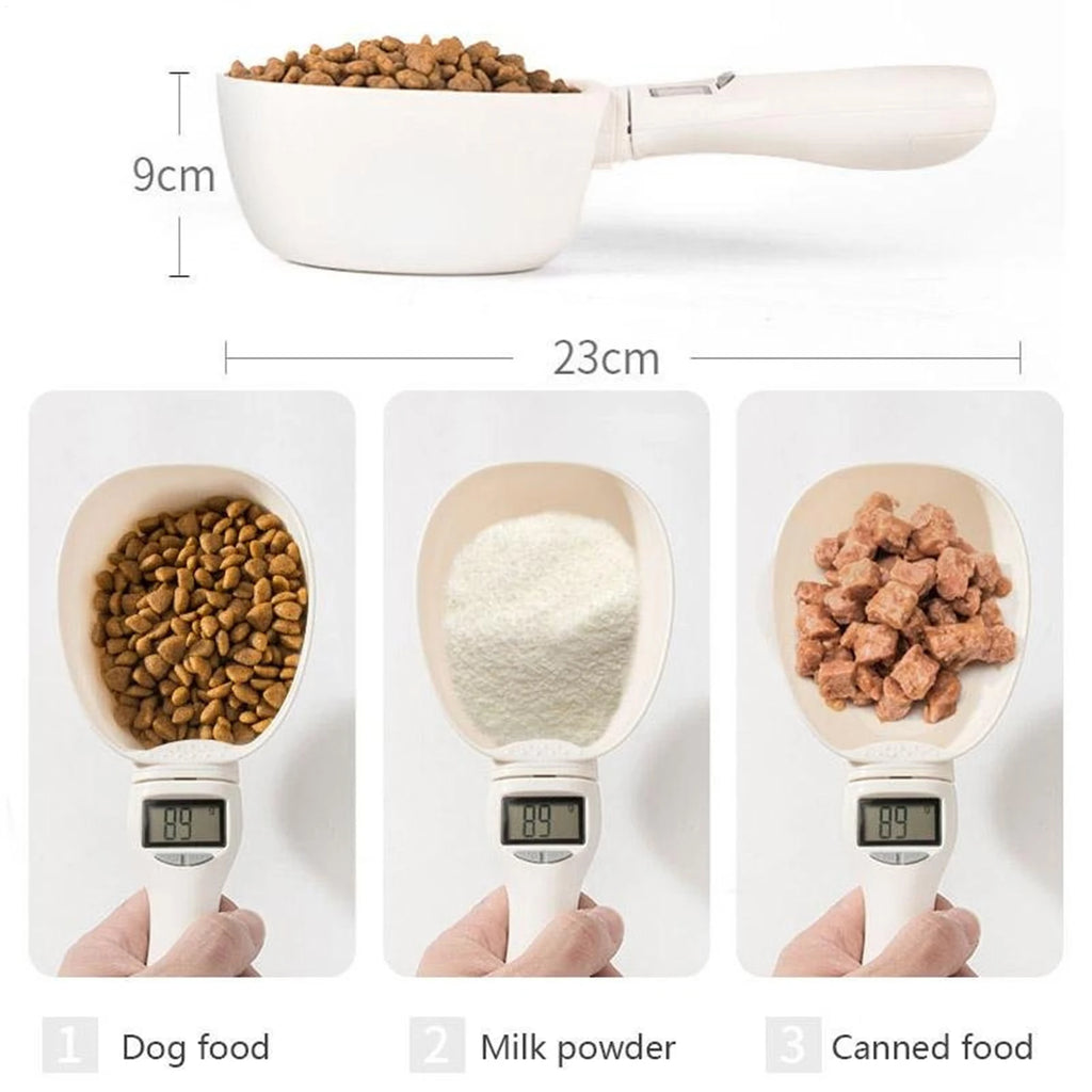Digital Measuring Spoon Scale 800g/0.1g High Precision Scale Scoop for Weighing with Led Display Detachable Handle Cup Weighing