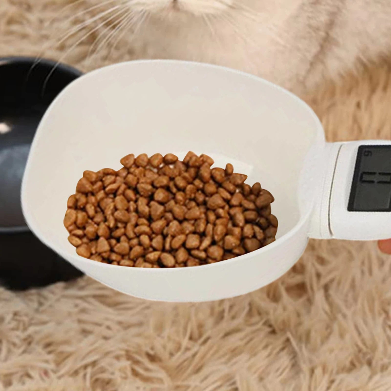 Digital Measuring Spoon Scale 800g/0.1g High Precision Scale Scoop for Weighing with Led Display Detachable Handle Cup Weighing