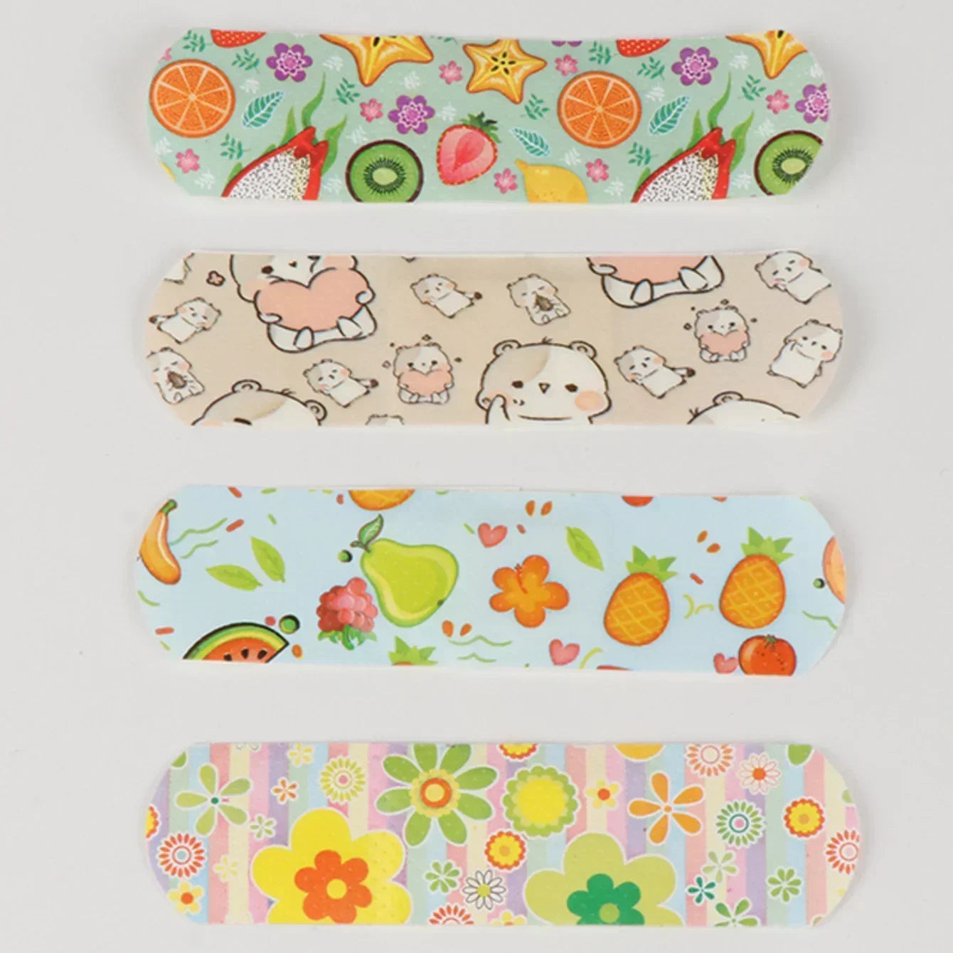 Bandages Bulk Cute Cartoon Bandages Flexible Adhesive 100Pcs Kids Kids  Strips Medical Waterproof Breathable for Children