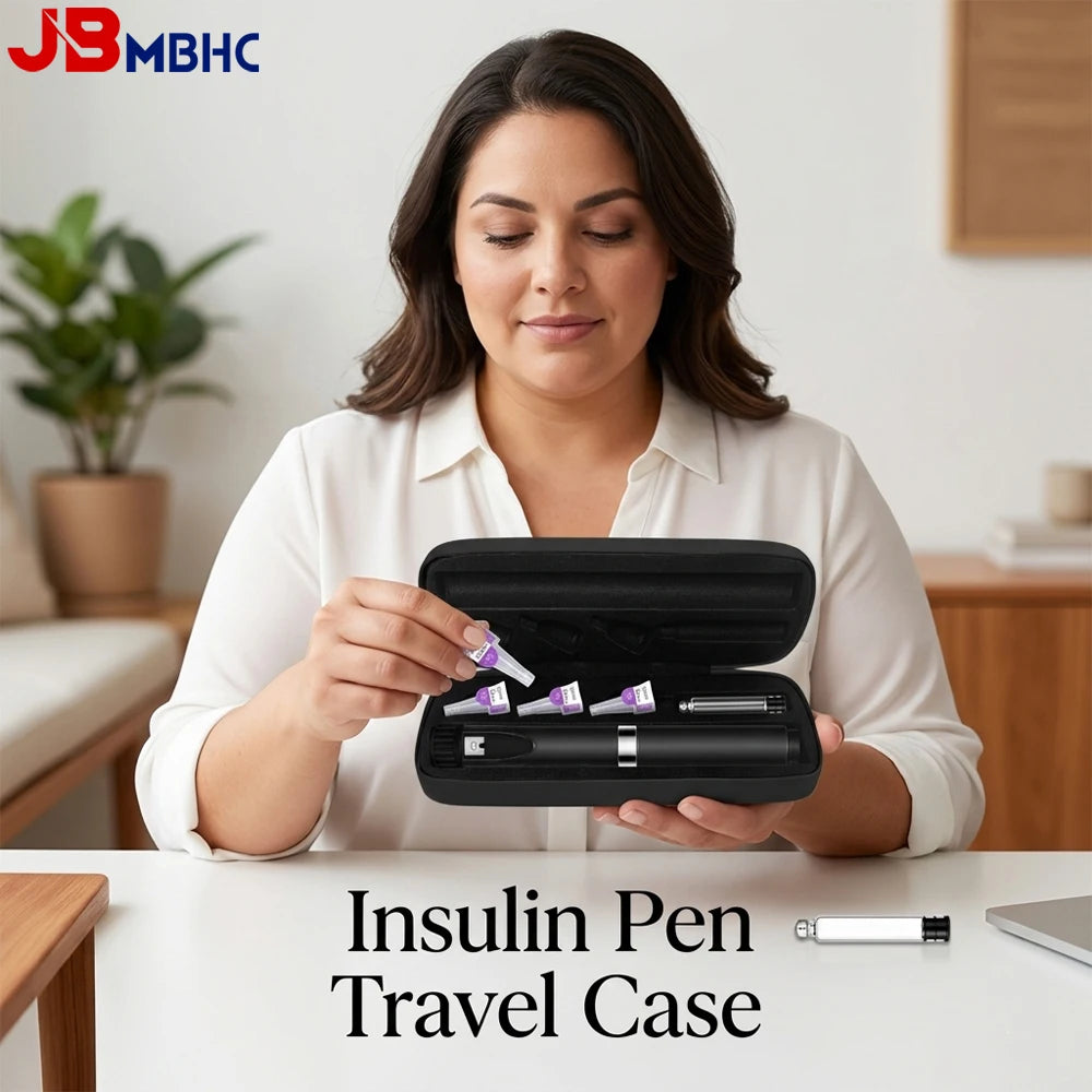 Diabetic Supplies Travel Carrying Case Daily Use Insulin Pen Holder Case for Insulin Pens Peptide Pen Cartridges Needle Storage