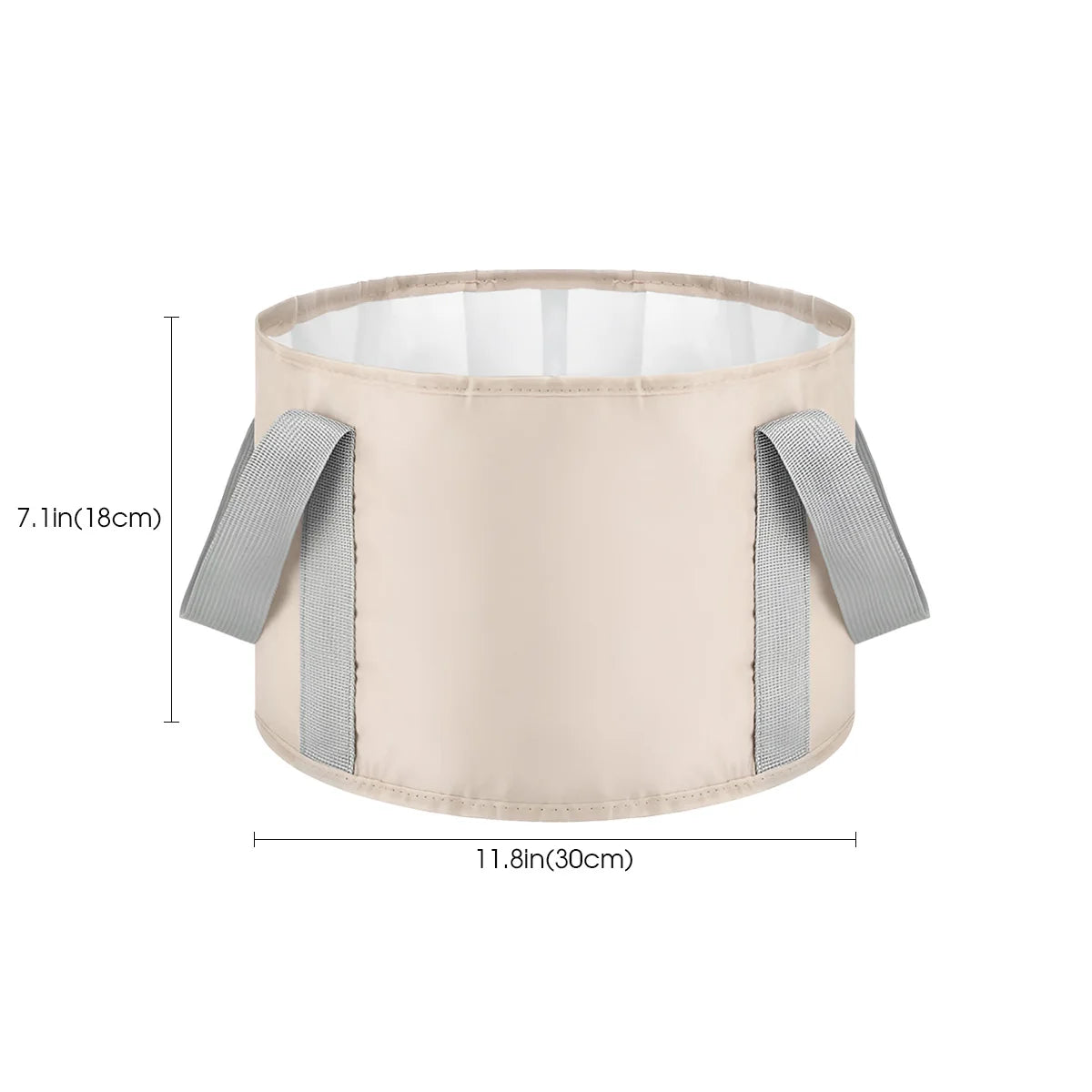 Portable Multi-Functional Folding Basin Foot Bath Basin Soaking Basin with Heat Retention Ideal for Home Use and Outdoor Travel