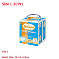 20Pcs Adult Diaper Nappies Pants Disposable Patients Ultra Absorbent Water Elderly Maternal Care Mats Pads Unisex underwear