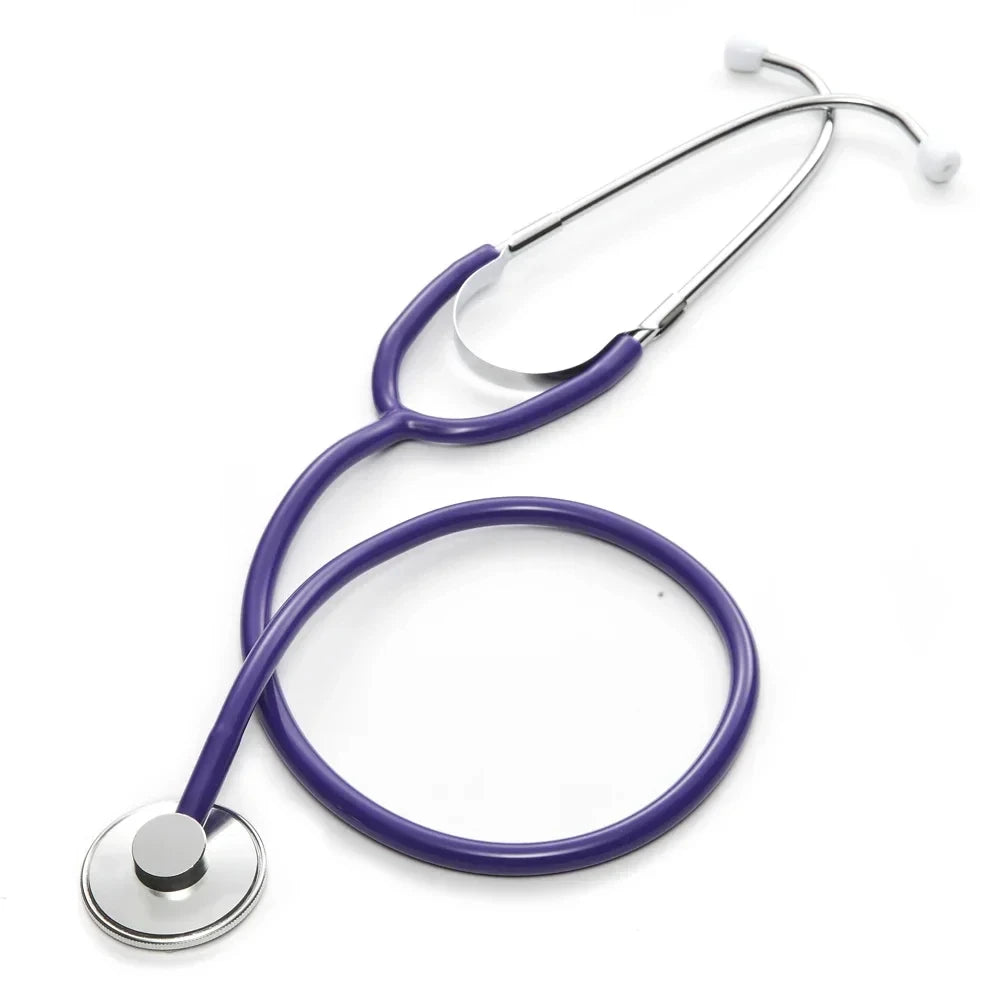 New Medical Portable Single Head Stethoscope Professional Cardiology Doctor Medical Equipment Device Student Vet Nurse Clinic