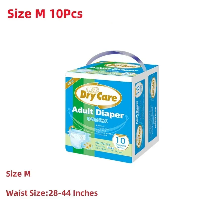 20Pcs Adult Diaper Nappies Pants Disposable Patients Ultra Absorbent Water Elderly Maternal Care Mats Pads Unisex underwear