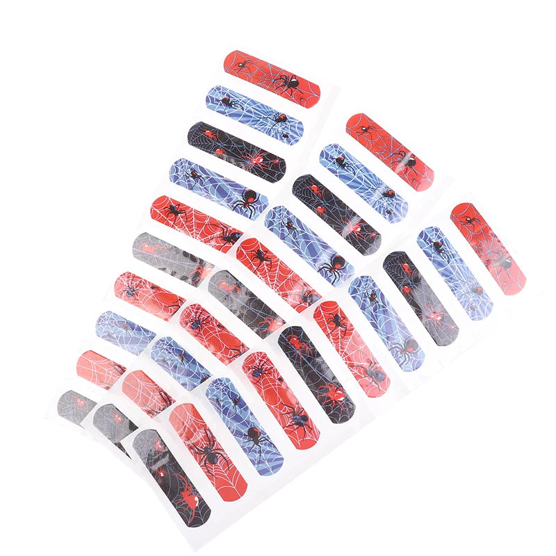 30pcs Cartoon Cute Spider Band Aid Wound Dressing Patch Plaster Skin Tape First Aid Disposable Breathable Adhesive Bandages
