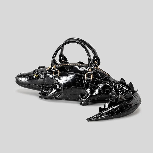 Stylish Crocodile Pattern Handbag