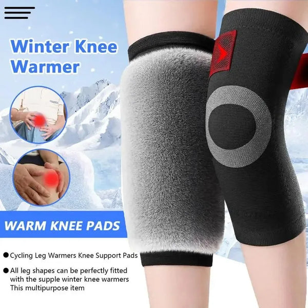 Cozy Knee Warmers with Soft Fur